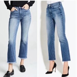 AYR The Bomb Pop High Rise Frayed Hem Jeans size 26 SHORT